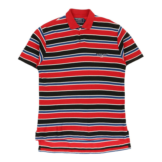 Polo Sport Striped Polo Shirt - Medium Red Cotton polo shirt Polo Sport   