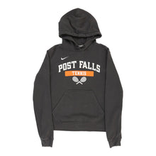  Post Falls Tennis Nike Hoodie - Small Grey Cotton Blend hoodie Nike   