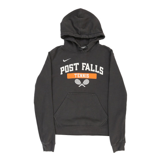 Post Falls Tennis Nike Hoodie - Small Grey Cotton Blend hoodie Nike   