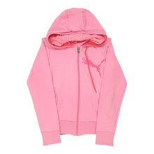  Vintage Puma Hoodie - Small Pink Cotton hoodie Puma   
