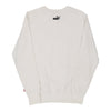 Vintage Puma Sweatshirt - Small White Cotton sweatshirt Puma   
