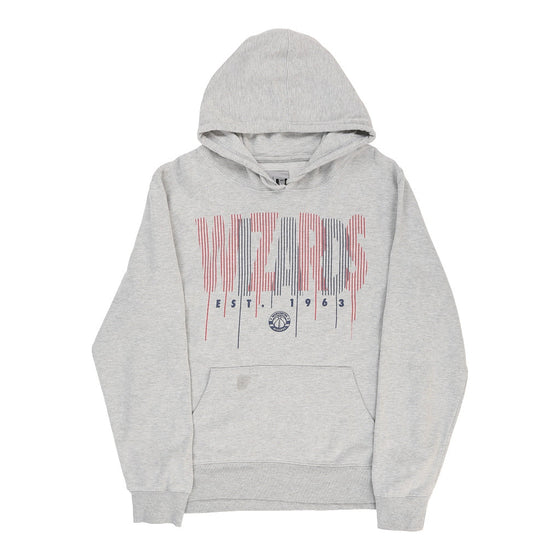 Washington Wizards Nba Hoodie - Large Grey Cotton hoodie Nba   