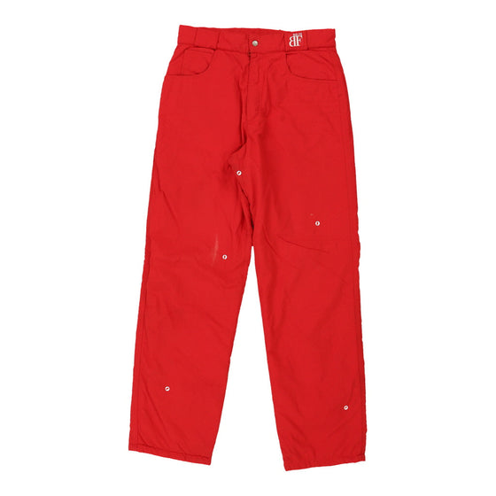 Vintage Belfe Ski Trousers - 30W UK 12 Red Polyester ski trousers Belfe   