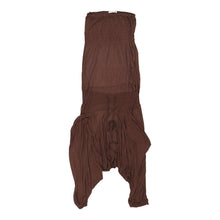  Vintage Dixie Jumpsuit - Small Brown Cotton jumpsuit Dixie   