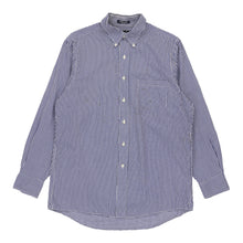 Chaps Ralph Lauren Check Shirt - Medium Blue Cotton check shirt Chaps Ralph Lauren   