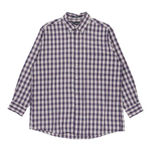  Chaps Ralph Lauren Check Shirt - XL Purple Cotton check shirt Chaps Ralph Lauren   