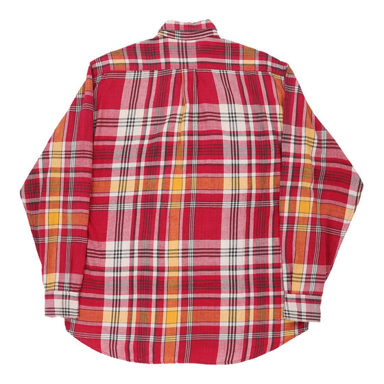 Vintage Principe Flannel Shirt - Small Red Cotton flannel shirt Principe   