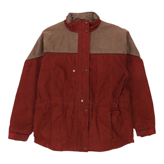 Vintage Unbranded Suede Jacket - Medium Brown Leather suede jacket Unbranded   