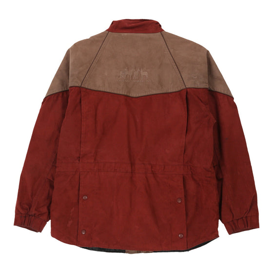 Vintage Unbranded Suede Jacket - Medium Brown Leather suede jacket Unbranded   