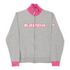 Vintage Kappa Zip Up - XS Grey Cotton zip up Kappa   