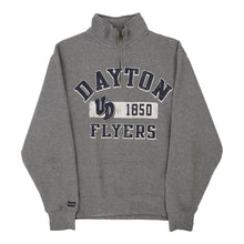  Vintage Dayton Flyers Jansport 1/4 Zip - Small Grey Cotton 1/4 zip Jansport   