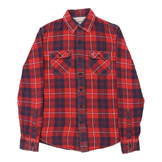 Vintage American Eagle Check Shirt - XS Red Cotton check shirt American Eagle   