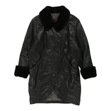  Vintage Texart Coat - XL Black Leather coat Texart   