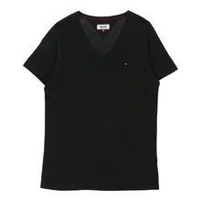  Vintage Hilfiger Denim T-Shirt - Medium Black Cotton t-shirt Hilfiger Denim   