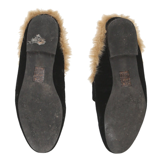 Vintage Steve Madden Loafers - UK 5.5 Black Suede loafers Steve Madden   