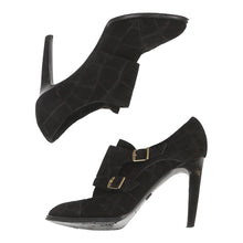  Vintage Emilio Pucci Heels - UK 4.5 Black Suede heels Emilio Pucci   