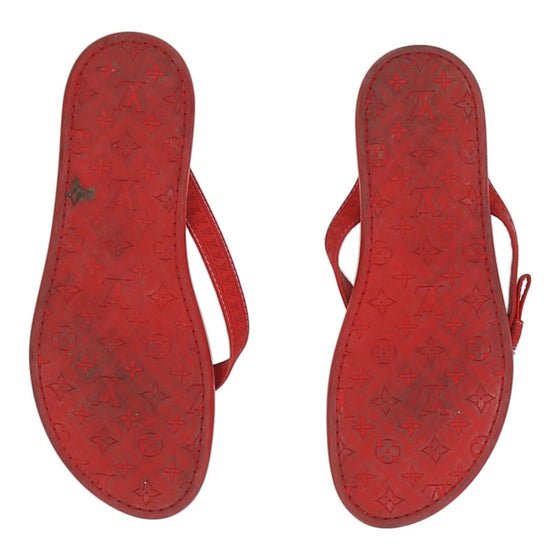 Vintage Louis Vuitton Sandals - UK 4 Red Leather sandals Louis Vuitton   