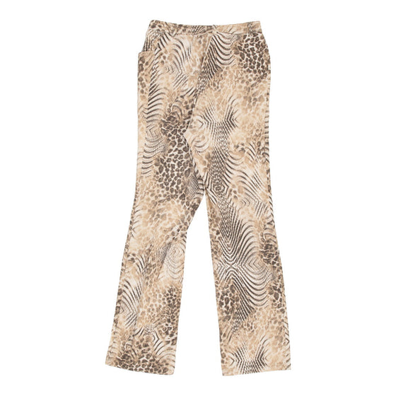 Vintage Judith High Waisted Trousers - 30W UK 10 Animal Print Cotton trousers Judith   