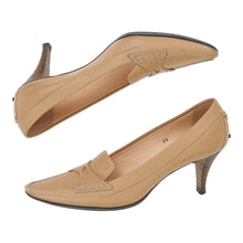  Vintage Tods Heels -UK 5.5 Beige Leather heels Tods   