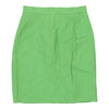 Vintage Marella Skirt - Small UK 8 Green Acetate skirt Marella   