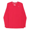Vintage Nike Long Sleeve T-Shirt - Large Pink Cotton long sleeve t-shirt Nike   