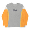 Vintage Fila Long Sleeve T-Shirt - Large Grey Cotton long sleeve t-shirt Fila   