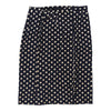 Vintage Luisa Spagnoli Skirt - Small UK 10 Black Polyester skirt Luisa Spagnoli   