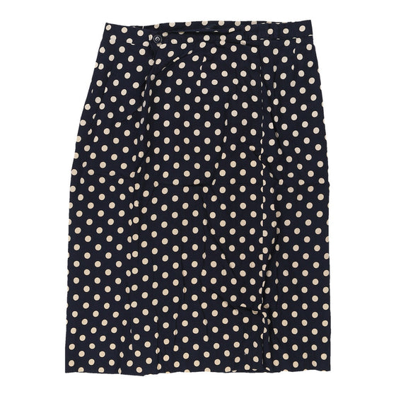 Vintage Luisa Spagnoli Skirt - Small UK 10 Black Polyester skirt Luisa Spagnoli   