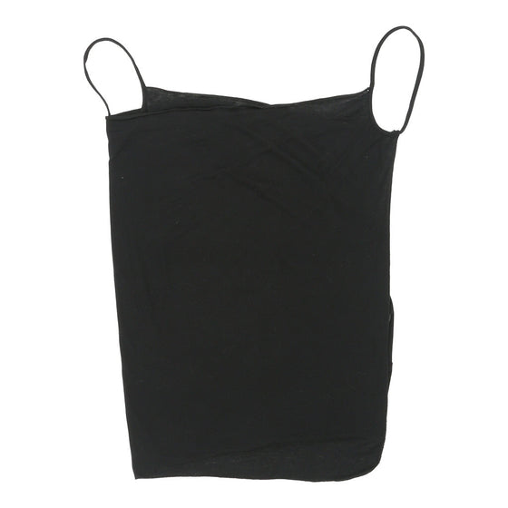 Vintage Unbranded Strap Top - Large Black Cotton strap top Unbranded   