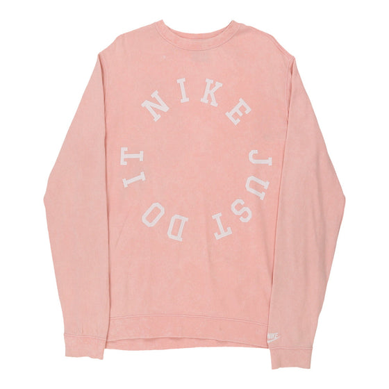 NIKE Womens Sweatshirt - Large Cotton sweatshirt Nike   