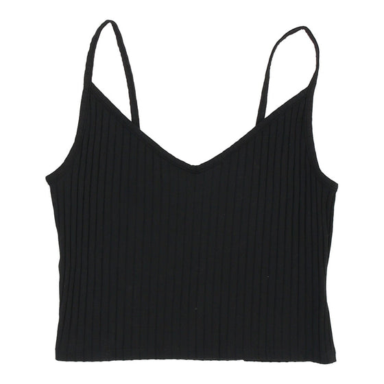 H&M Womens Top - Small Cotton Black top H&M   