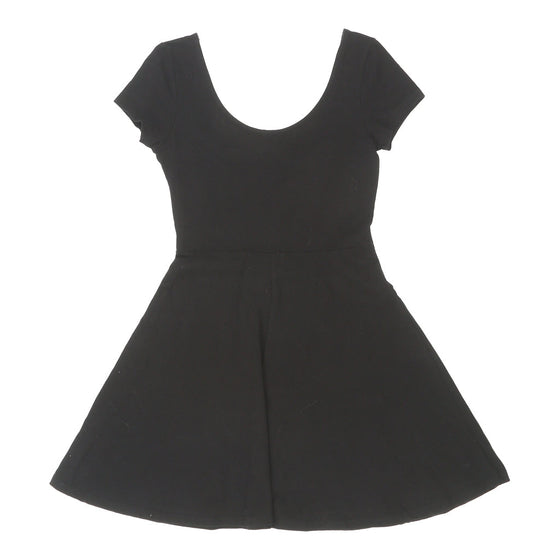 Vintage H&M A-Line Dress - XS Black Viscose a-line dress H&M   