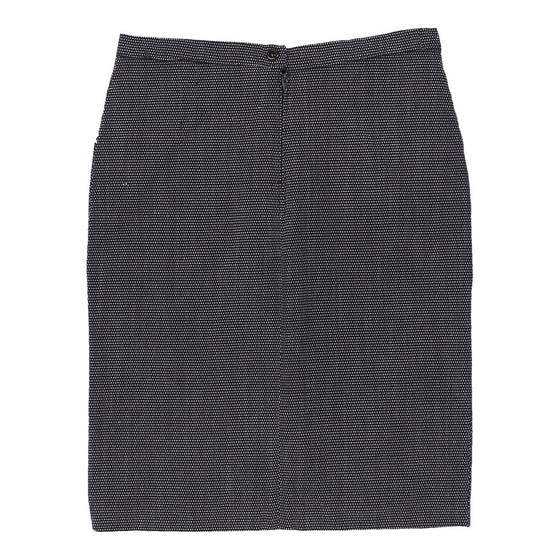 Vintage Unbranded Skirt - Small UK 8 Blue Cotton skirt Unbranded   
