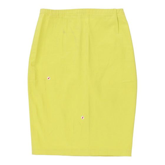 Vintage Unbranded Skirt - XS UK 4 Green Cotton skirt Unbranded   