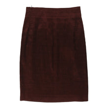 Vintage Unbranded Skirt - Small UK 10 Red Acetate skirt Unbranded   