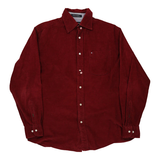 Tommy Hilfiger Cord Shirt - Small Red Cotton cord shirt Tommy Hilfiger   