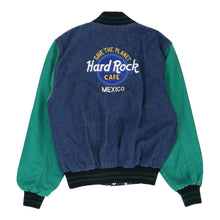  Mexico Hard Rock Cafe Varsity Jacket - Small Blue Cotton varsity jacket Hard Rock Cafe   