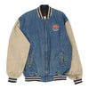 Dietz & Watson Red Kap Varsity Jacket - Large Blue Cotton varsity jacket Red Kap   