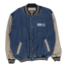  Miller Eads Electrical Contractors Hartwell Varsity Jacket - XL Blue Cotton varsity jacket Hartwell   