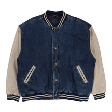  Basic Editions Varsity Jacket - XL Blue Cotton varsity jacket Basic Editions   