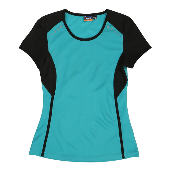 Crivit Sports Top - Small Blue Polyester sports top Crivit   