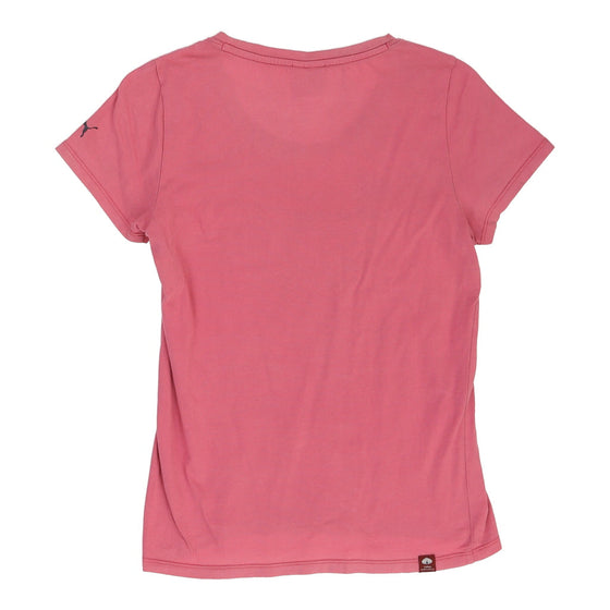Puma Spellout T-Shirt - XS Pink Cotton t-shirt Puma   