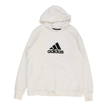 Adidas Spellout Hoodie - XL White Cotton hoodie Adidas   