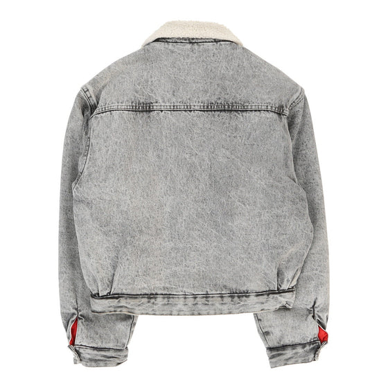 Mash Denim Jacket - Small Grey Cotton denim jacket Mash   