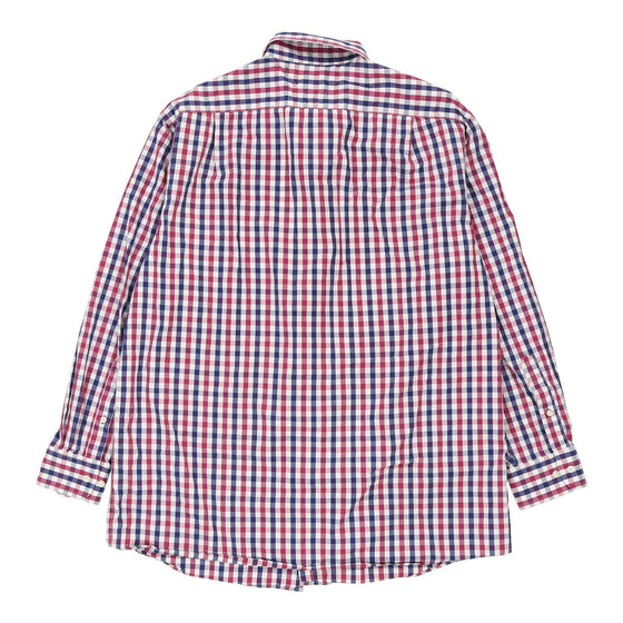 Tommy Hilfiger Slim Fit Check Shirt - Large Red Cotton check shirt Tommy Hilfiger   