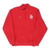 HC Forensics Nike College 1/4 Zip - Small Red Cotton 1/4 zip Nike   