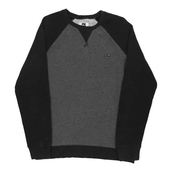Vintage Quiksilver Sweatshirt - Small Grey Cotton sweatshirt Quiksilver   