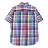 Vintage Chaps Ralph Lauren Check Shirt - Medium Blue Cotton check shirt Chaps Ralph Lauren   