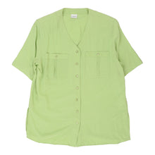  Canada Short Sleeve Shirt - Medium Green Silk short sleeve shirt Canada   