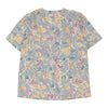 Madame Claire Floral Patterned Shirt - Medium Grey Polyester patterned shirt Madame Claire   